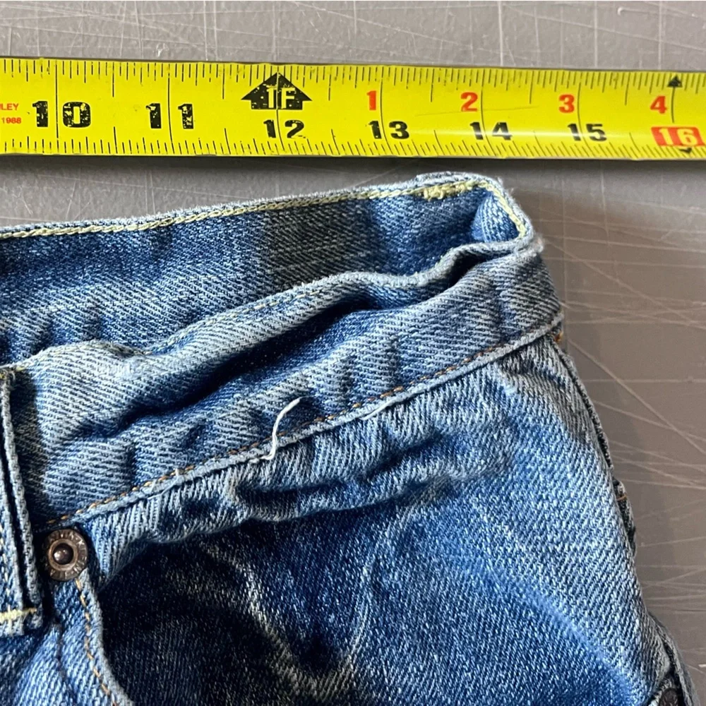 Vintage Calvin Klein Jeans Juniors Size 12 Denim Eagle On Back Pocket Retro Y2K